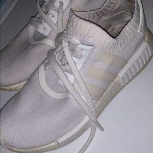 Used white NMD adidas shoes